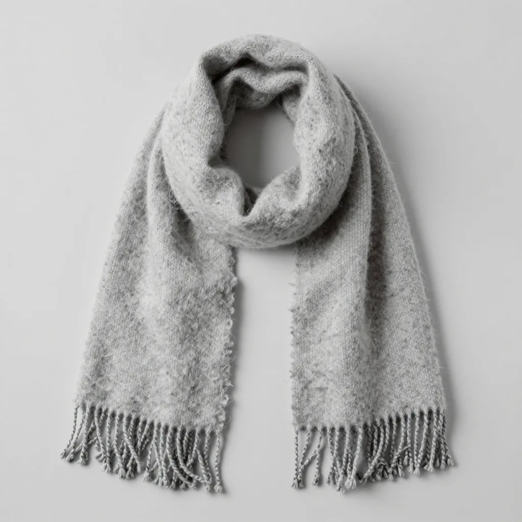 A soft alpaca scarf
